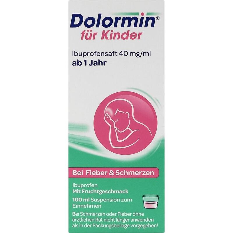 DOLORMIN für Kinder Ibuprofensaft 40 mg/ml Susp.